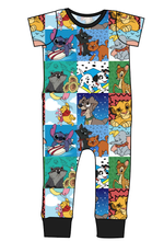 Load image into Gallery viewer, Rad Character Quilt Emmett Pants And Shorts T-Shirt Romper