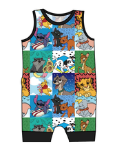 Load image into Gallery viewer, Rad Character Quilt Emmett Pants And Shorts T-Shirt Romper