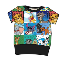 Load image into Gallery viewer, Rad Character Quilt Grow With Me Tee