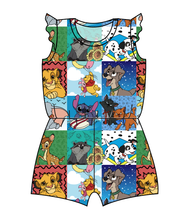 Load image into Gallery viewer, Rad Character Quilt Ivy Summer Romper