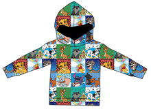 Load image into Gallery viewer, Rad Character Quilt Ladies Oversized Hoodie