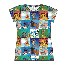 Load image into Gallery viewer, Rad Character Quilt Ladies' Basic Tee
