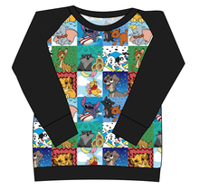 Load image into Gallery viewer, Rad Character Quilt Ladies' Classic Crewneck
