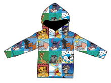 Load image into Gallery viewer, Rad Character Quilt Oversized Hoodie