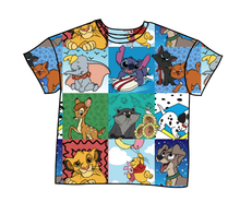 Load image into Gallery viewer, Rad Character Quilt Oversized Tee
