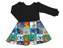 Load image into Gallery viewer, Rad Character Quilt Prairie Dress