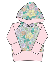 Load image into Gallery viewer, Pastel Garden Grow With Me Hoodie (or Crewneck)