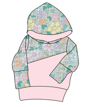 Load image into Gallery viewer, Pastel Garden Grow With Me Hoodie (or Crewneck)