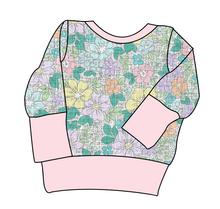 Load image into Gallery viewer, Pastel Garden Grow With Me Hoodie (or Crewneck)