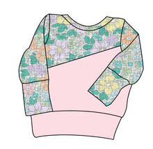 Load image into Gallery viewer, Pastel Garden Grow With Me Hoodie (or Crewneck)