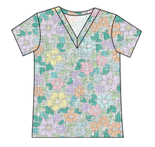 Load image into Gallery viewer, Pastel Garden Ladies' Slouchy V-Neck Tee