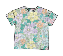 Load image into Gallery viewer, Pastel Garden Oversized Tee