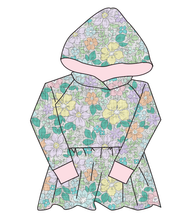 Load image into Gallery viewer, Pastel Garden Peplum Hoodie (or Crewneck)