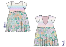 Load image into Gallery viewer, Pastel Garden Low Back Dress