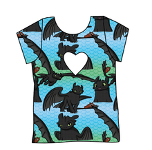 Load image into Gallery viewer, Fury of the Night Cambria Heart Back Tee