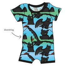 Load image into Gallery viewer, Fury of the Night Grow With Me Pants And Shorts Romper