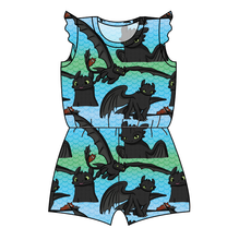 Load image into Gallery viewer, Fury of the Night Ivy Summer Romper