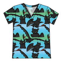 Load image into Gallery viewer, Fury of the Night Ladies' Slouchy V-Neck Tee