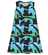Load image into Gallery viewer, Fury of the Night Ladies' Swing Dress