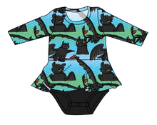 Load image into Gallery viewer, Fury of the Night Peplum Top