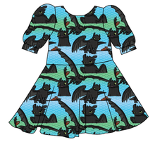 Load image into Gallery viewer, Fury of the Night Prairie Dress