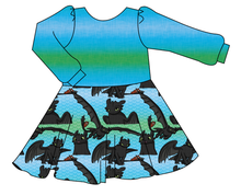Load image into Gallery viewer, Fury of the Night Prairie Dress