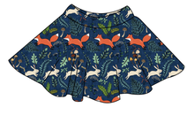Load image into Gallery viewer, Frolicking Foxes Circle Skirt