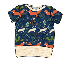 Load image into Gallery viewer, Frolicking Foxes Grow With Me Tee