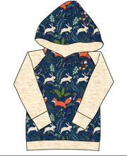 Load image into Gallery viewer, Frolicking Foxes Ladies Hoodie