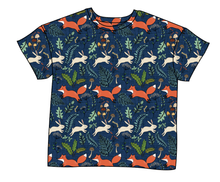 Load image into Gallery viewer, Frolicking Foxes Ladies' Oversized Tee