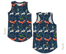 Load image into Gallery viewer, Frolicking Foxes Ladies' Summer Tank