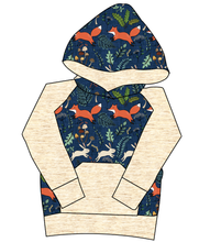 Load image into Gallery viewer, Frolicking Foxes Mens' Hoodie