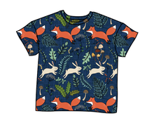 Load image into Gallery viewer, Frolicking Foxes Oversized Tee