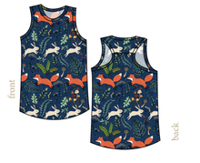 Load image into Gallery viewer, Frolicking Foxes Summer Tank