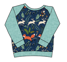Load image into Gallery viewer, Frolicking Foxes Classic Hoodie (or Crewneck)