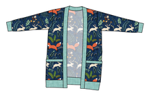 Load image into Gallery viewer, Frolicking Foxes Ladies' Grandpa Cardigan