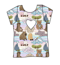 Load image into Gallery viewer, Fluffy Stuffies Cambria Heart Back Tee
