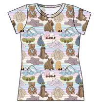 Load image into Gallery viewer, Fluffy Stuffies Ladies' Basic Tee