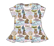 Load image into Gallery viewer, Fluffy Stuffies Ladies' Peplum Top