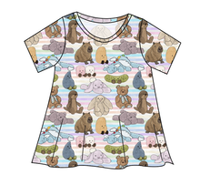 Load image into Gallery viewer, Fluffy Stuffies Ladies' Swing Tee