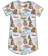 Load image into Gallery viewer, Fluffy Stuffies Ladies' T-Shirt Dress