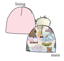 Load image into Gallery viewer, Fluffy Stuffies Slouchy Beanie (Reversible!)