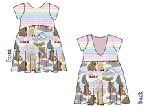 Load image into Gallery viewer, Fluffy Stuffies Low Back Dress