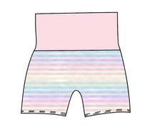 Load image into Gallery viewer, Pastel Watercolour Stripes Grow With Me Pants And Shorts