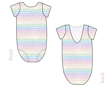 Load image into Gallery viewer, Pastel Watercolour Stripes Leo