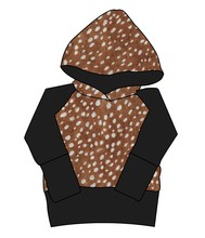 Load image into Gallery viewer, Fawn Fur Grow With Me Hoodie (or Crewneck)
