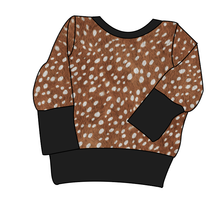 Load image into Gallery viewer, Fawn Fur Grow With Me Hoodie (or Crewneck)
