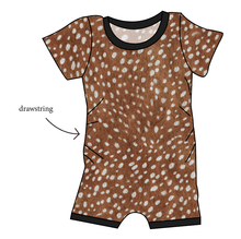 Load image into Gallery viewer, Fawn Fur Grow With Me Pants And Shorts Romper