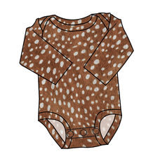 Load image into Gallery viewer, Fawn Fur Lap Neck Bodysuit