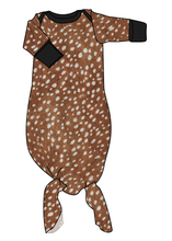 Load image into Gallery viewer, Fawn Fur Newborn Knotted Gown